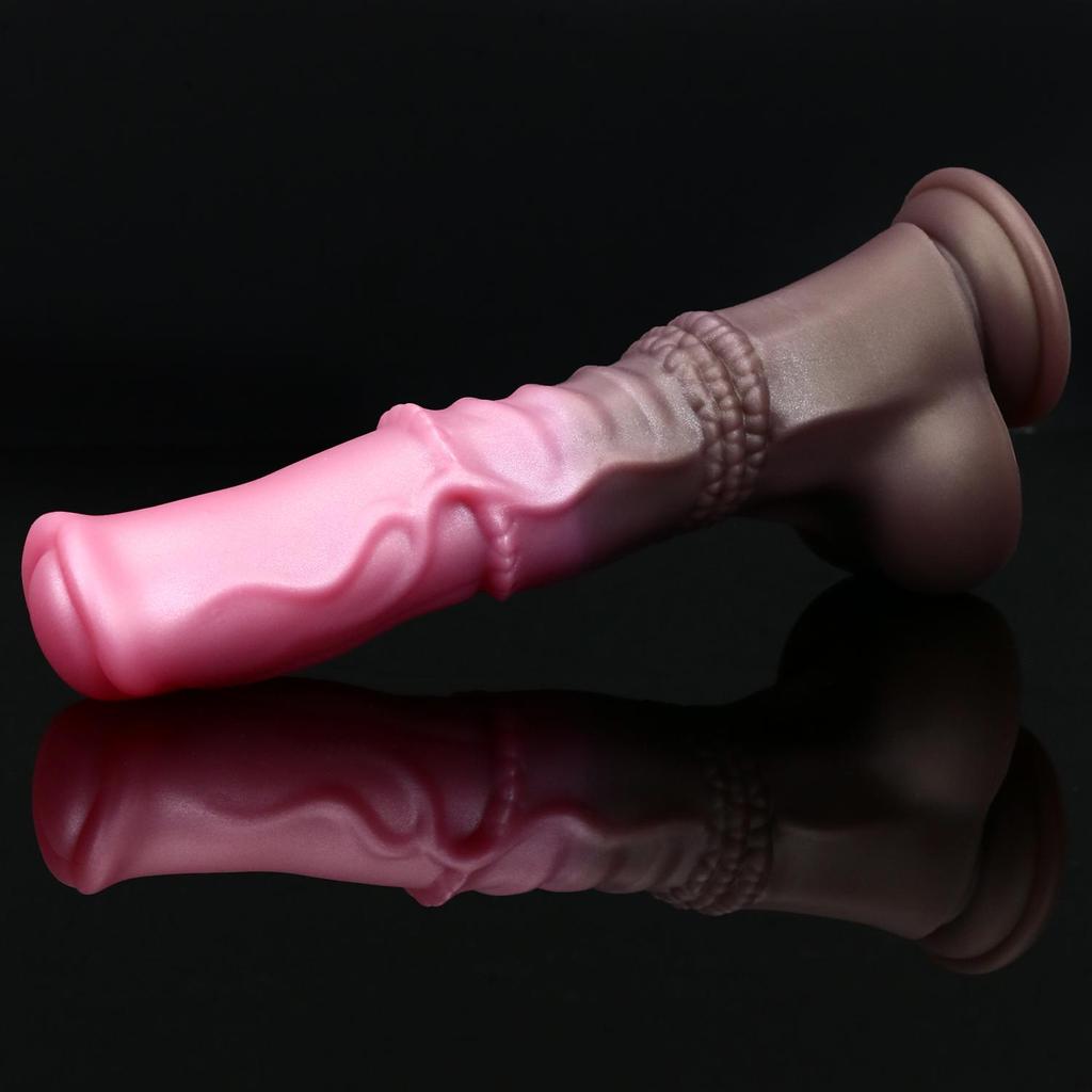 Silicone Large Anal Plug Dildo With Dog Knot Soft Silicone Female Sex Toys Vaginal Anus Stimulation Erotic Masturbators