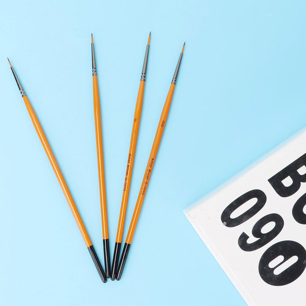 

4PCS Художественная живопись Кисти Художник Акварельная кисть Ручка Набор инструментов для масляной живописи