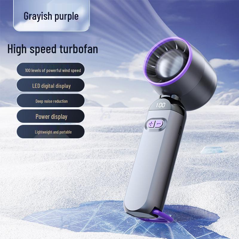 Portable USB High-Speed Mini Handheld Fan with Strong Cooling Turbine