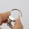 Swivel Clasp Clip Hook With 2Pcs Spring Ring Key Chain Clip For Diy Crafts Lanyard Making Keyring