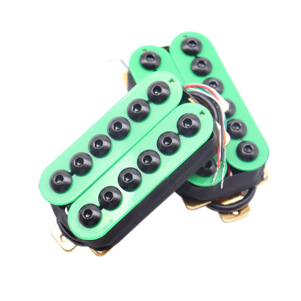 

1Set Guitar Humbucker Pickup Bridge & Neck Invader Style for LP Guitar 5 Color
