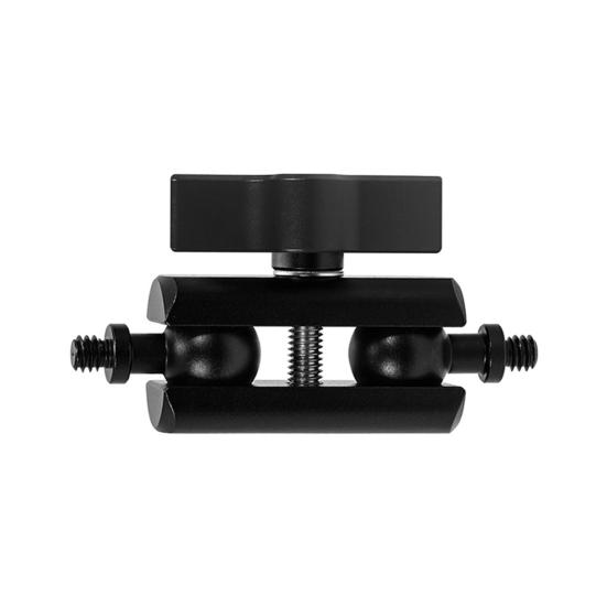 Camera Mount Clamp 360-degree Swivel 17mm Ball Head Magic Arm with Clamp Camera Adapter Clip with 1/4" Thread for GoPro Camera