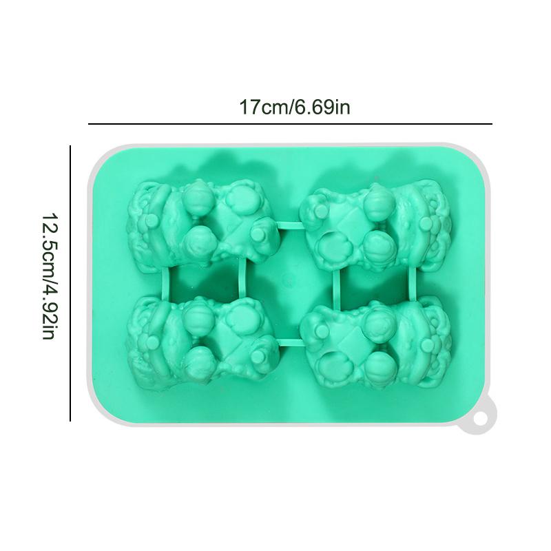 Løve Iskubeform Løve Pagode Silikonform Isgitter Kaffe Melk Te Kjøleverktøy Tegneserie Iskubeformer Kjøkkenredskaper