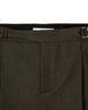 Sinkia Asymmetric Tuck Detail Gurkha Trousers Brown Khaki