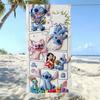 American Cartoon Figure Print Thick Microfiber Beach Towel Quick Dry Bath Blanket For Kids