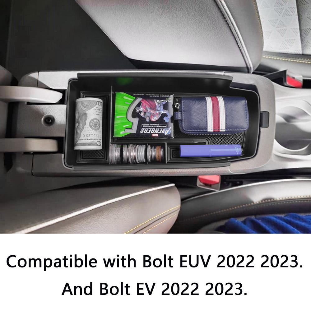 Center Console Organizer Tray for Chevy Bolt EUV Bolt EV Accessories 2025-2025 Interior Secondary Armrest Storage Glove Box