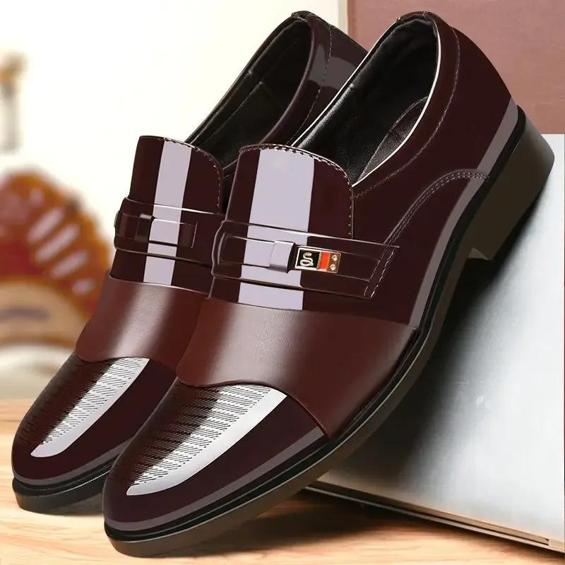 Business Official Social Shoe Male Leather Casual Not 39 Gentleman New Elegant and Classic Italian Suit Party Men's Formal Shoes