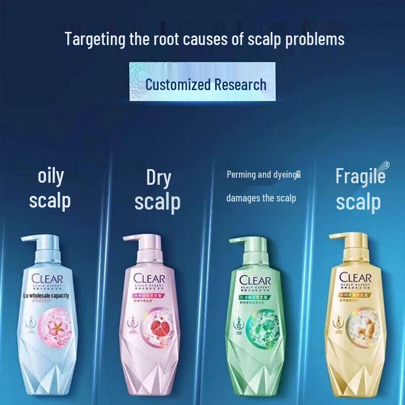 Clear Amino Acid Hyaluronic Acid Scalp Care Volumizing Shampoo