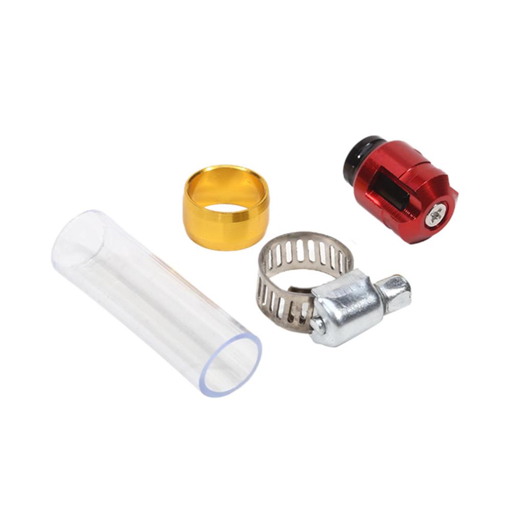 1 st Motorcykel Luftfilter Avtappningsslanghuvud Från CNC För Universella Motorcykeltillbehör Klicka T6-6061 Aluminiumplugg