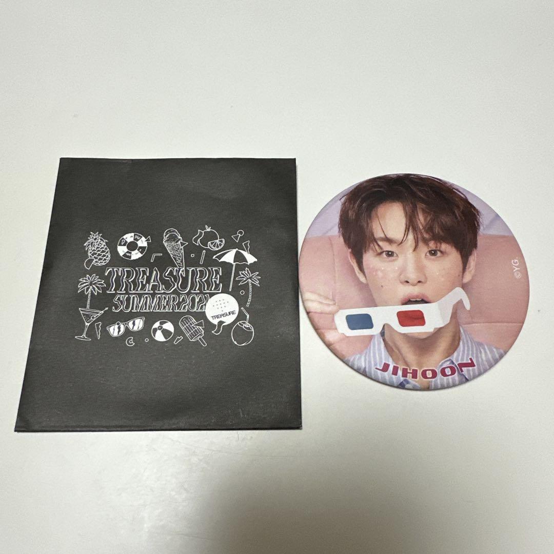 

[USED] TREASURE Jihoon Summer 2021 Can Badge