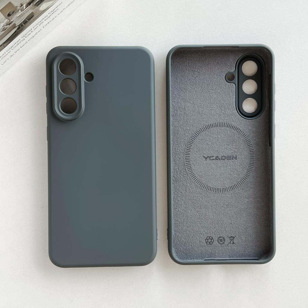 For Magsafe Matte Silicone Original Case For Samsung S26 S25 S24 S23 S22 Plus Ultra A56 A16 A55 A54 Magnetic Shockproof Cover