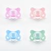 Baby with Lid Butterfly Shape Round and Flat Teat Silicone Sleep Pacifier Newborn Bite Chew Supplies