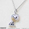 Snoopy Necklace SNOOPY Woodstock Always Together Pendant Genuine with Polishing Women's (Wrapped Cloth)