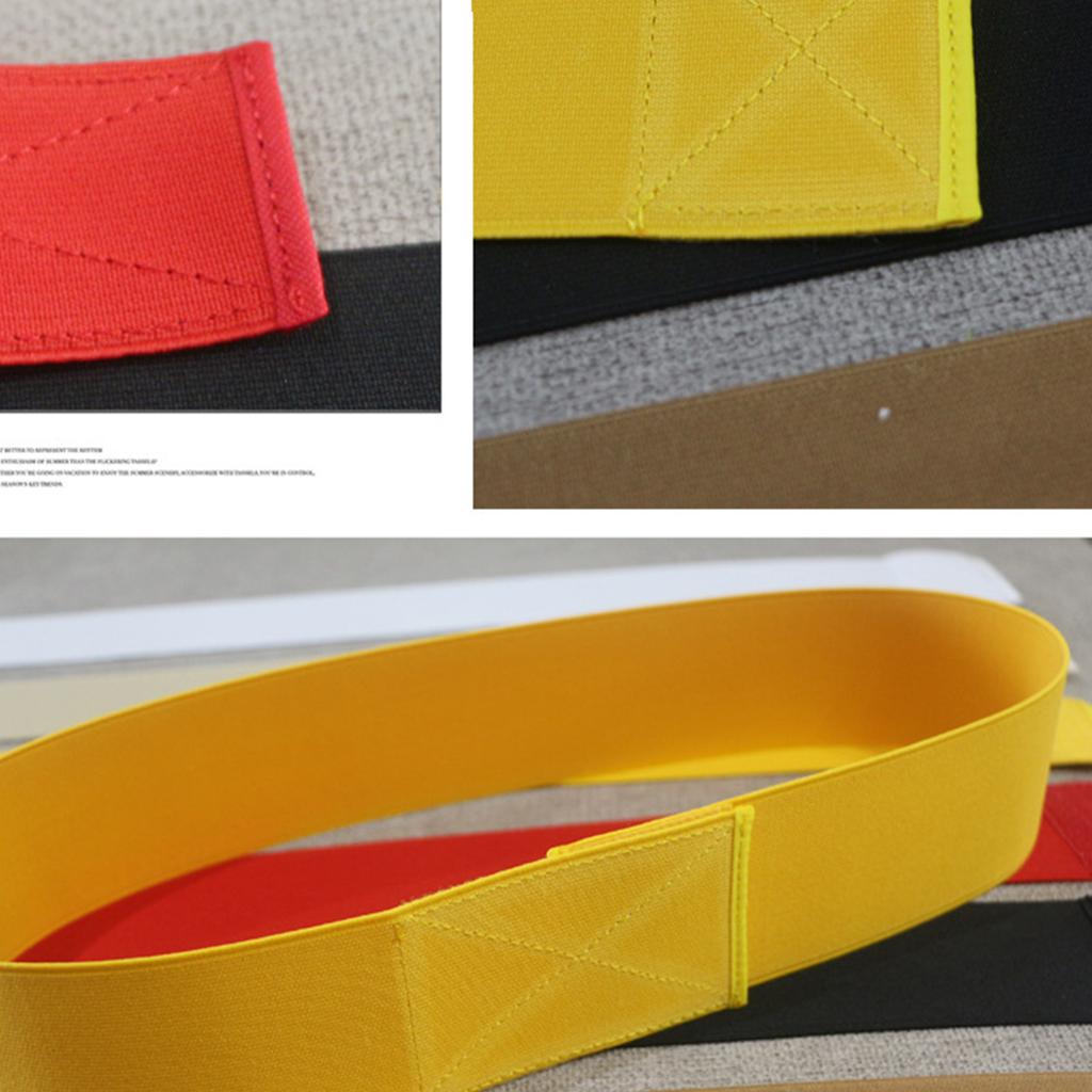 Versatile Teens Waist Belt with Magic Tape Closure Universal Waist Stretch Belt for Adult Unisex Coat Dress Decors