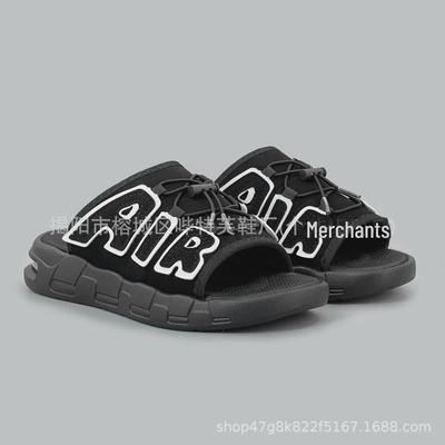 Sandalias de Moda para Hombre con Suela Gruesa y Amortiguación de Aire, Chanclas Duraderas y de Moda