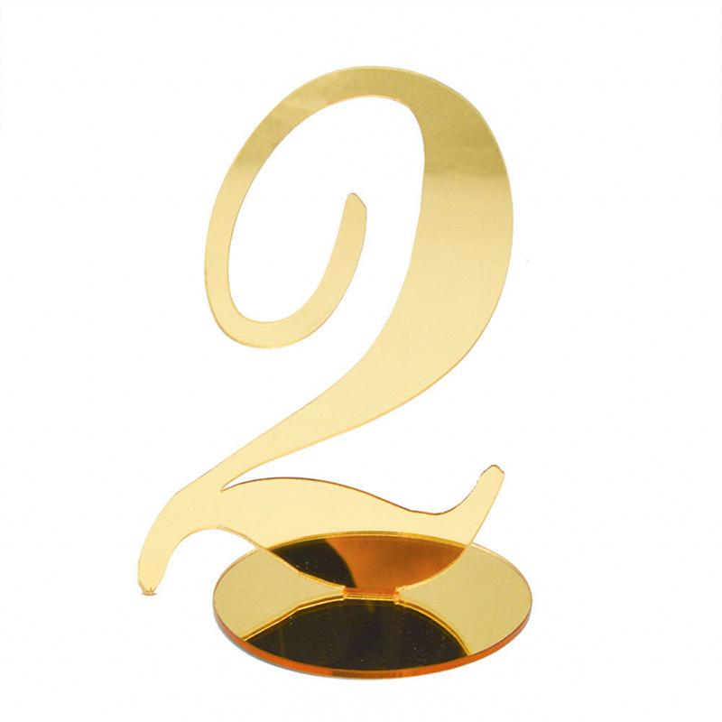 1PC Acrylic Weddings Number Holders Stylish Table Decor Sturdy Construction Elegant With Stand Parties