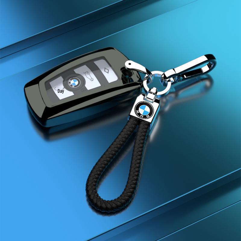Kompatible BMW Schlüsseletui für X3, X4, 1er, 3er, 5er & 7er Serie - Dekorative Schlüsselschale & Kette