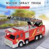 Spray Water Truck Toy Fireman 360?? Fire Truck Car Music Light Educational Toys