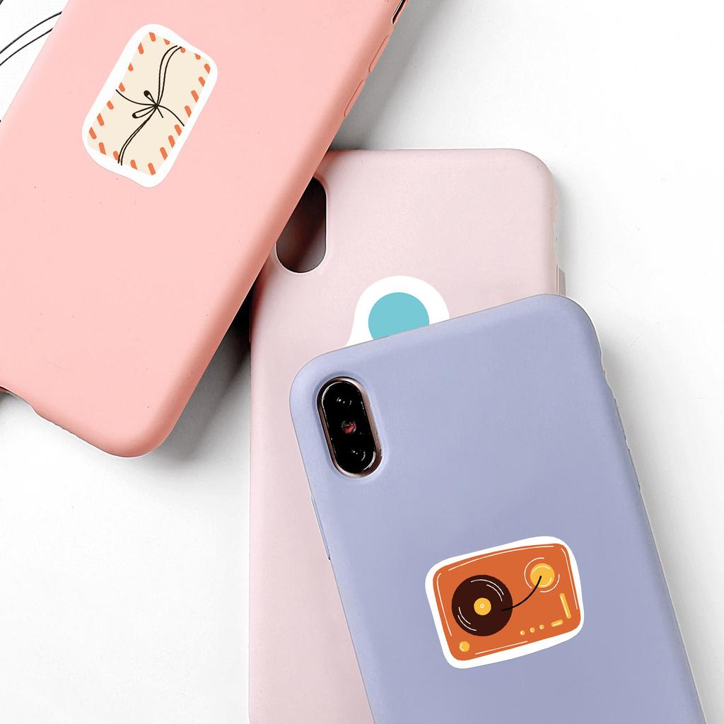 50 Plan Stickers Doodle Stickers Suitcase Car Notebook Skateboard Water Cup Waterproof Decorative Stickers