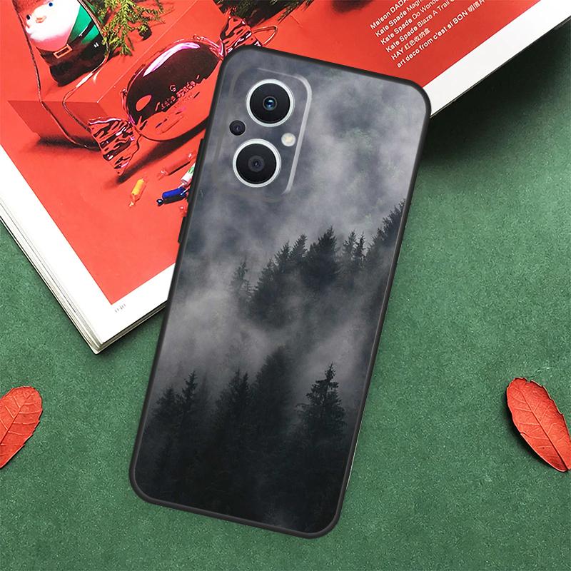 Forest Cloud Pattern Case For OPPO Reno 7 8 Lite 8T 10 11 12 13 Pro 12F 13F 14F OPPO Find X8 X6 X5 X9 Pro Cover