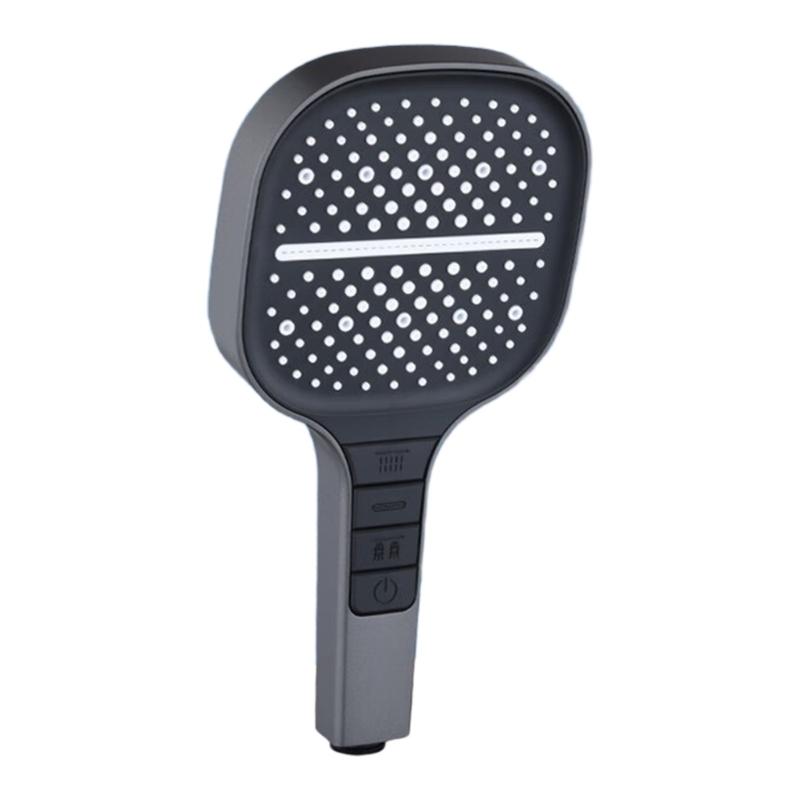 

Handheld Shower Head multifunction Rain Shower Head Aluminum & ABS Shower Head for Adults Kids & Pet for Home Or Travel серый