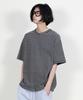 Deumakeu Oversized Short Sleeve T-Shirt Pinstripe Black