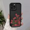 The new rose is suitable for iphone17pro mobile phone case, Apple 15 anti-drop 14 foreign trade 13promax personality 16x.