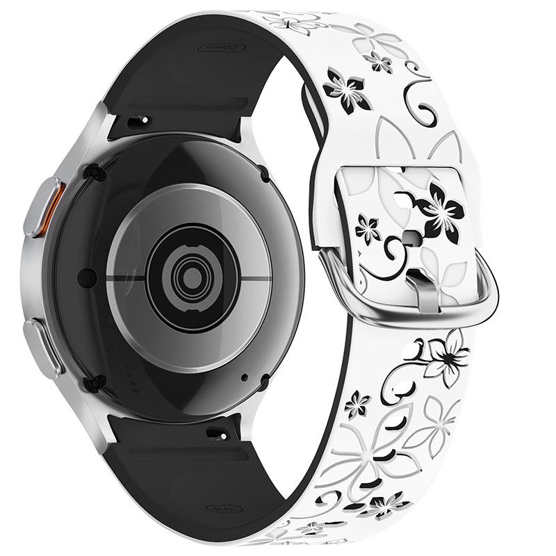 Original Silicone band for Samsung Galaxy Watch 7 FE 6 5 4 Classic 5 pro 44mm 40mm 43mm 47mm 45mm Bracelet Galaxy Watch6 7 Strap