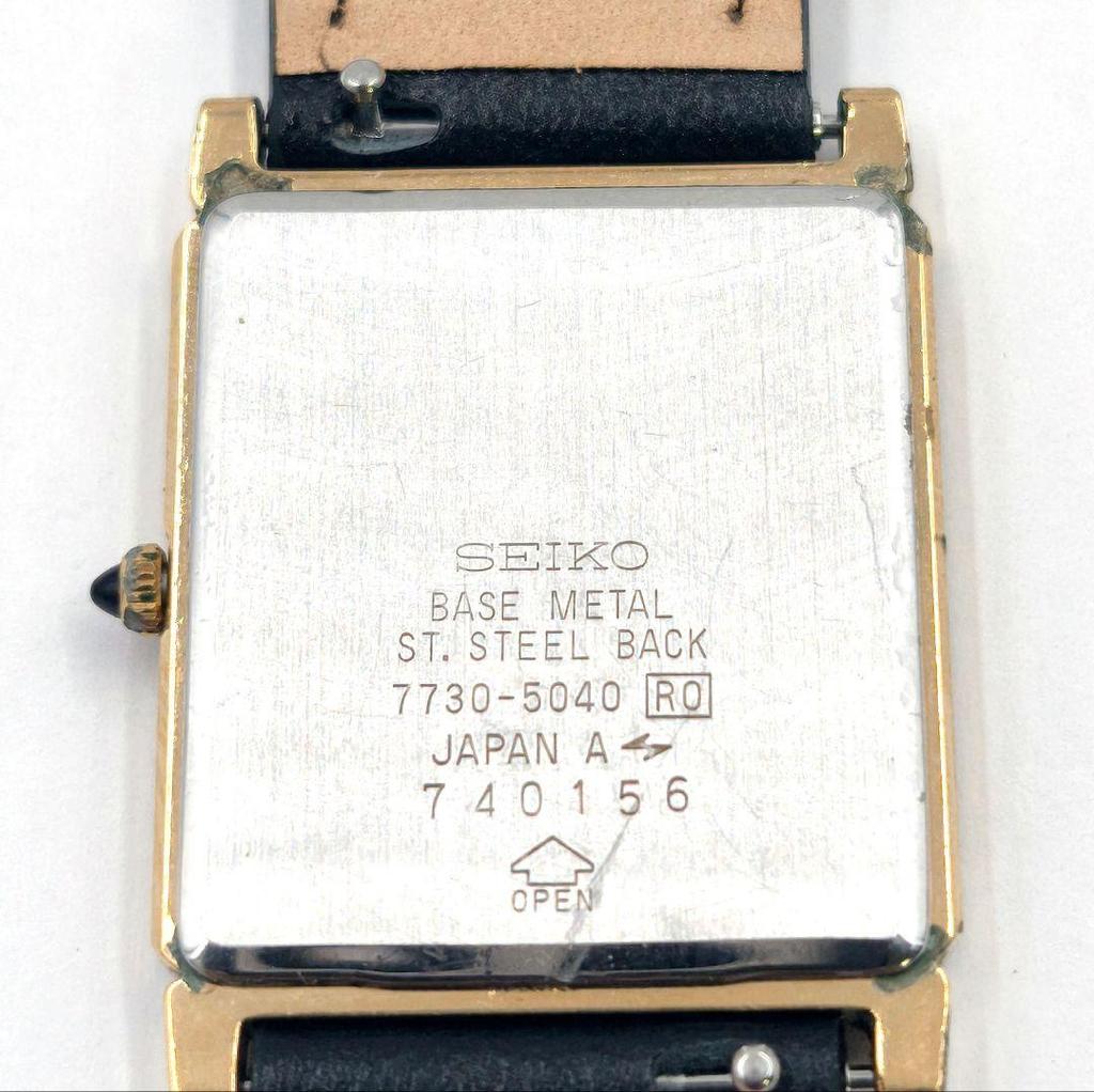 [USED] Rare working Seiko Dolce Square watch with battery and strap