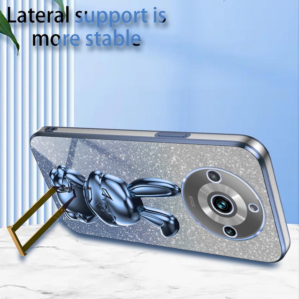 For Realme 11 Pro 5G/11 Pro+ 5G Cartoon Rabbit Phone Shell Cover Slim-fit Kickstand Phone Case