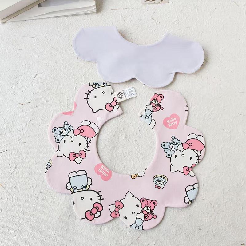 Storyme Double-Sided Korean Baby Drool Bib With Side Label, Suitable for 0-2 Years
