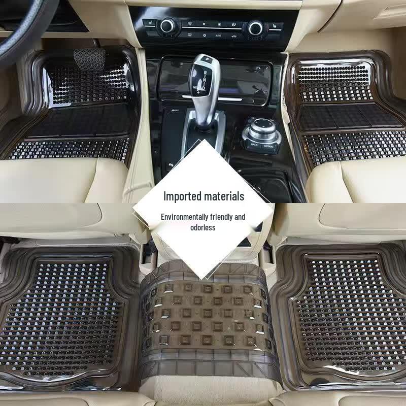 Shuoji Thickened Transparent Universal Car Floor Mat Full Car Five-seater
