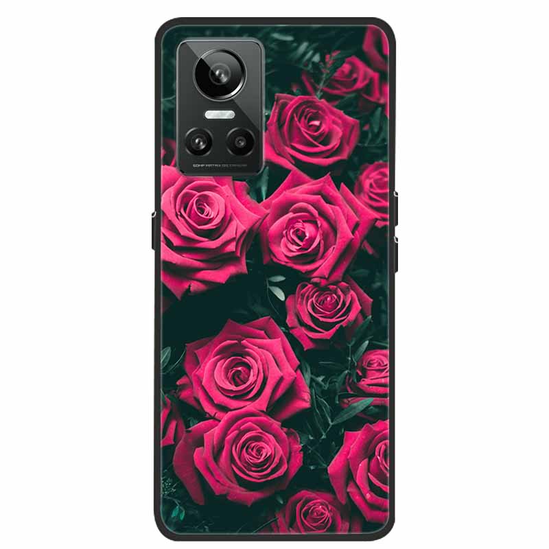 Mobilskal För Realme GT Neo3 Fodral Svart Silikon Mjuk Baksida För Realme GT Neo 3 Mobilskal Fodral RealmeGT G T Neo 3 Coque