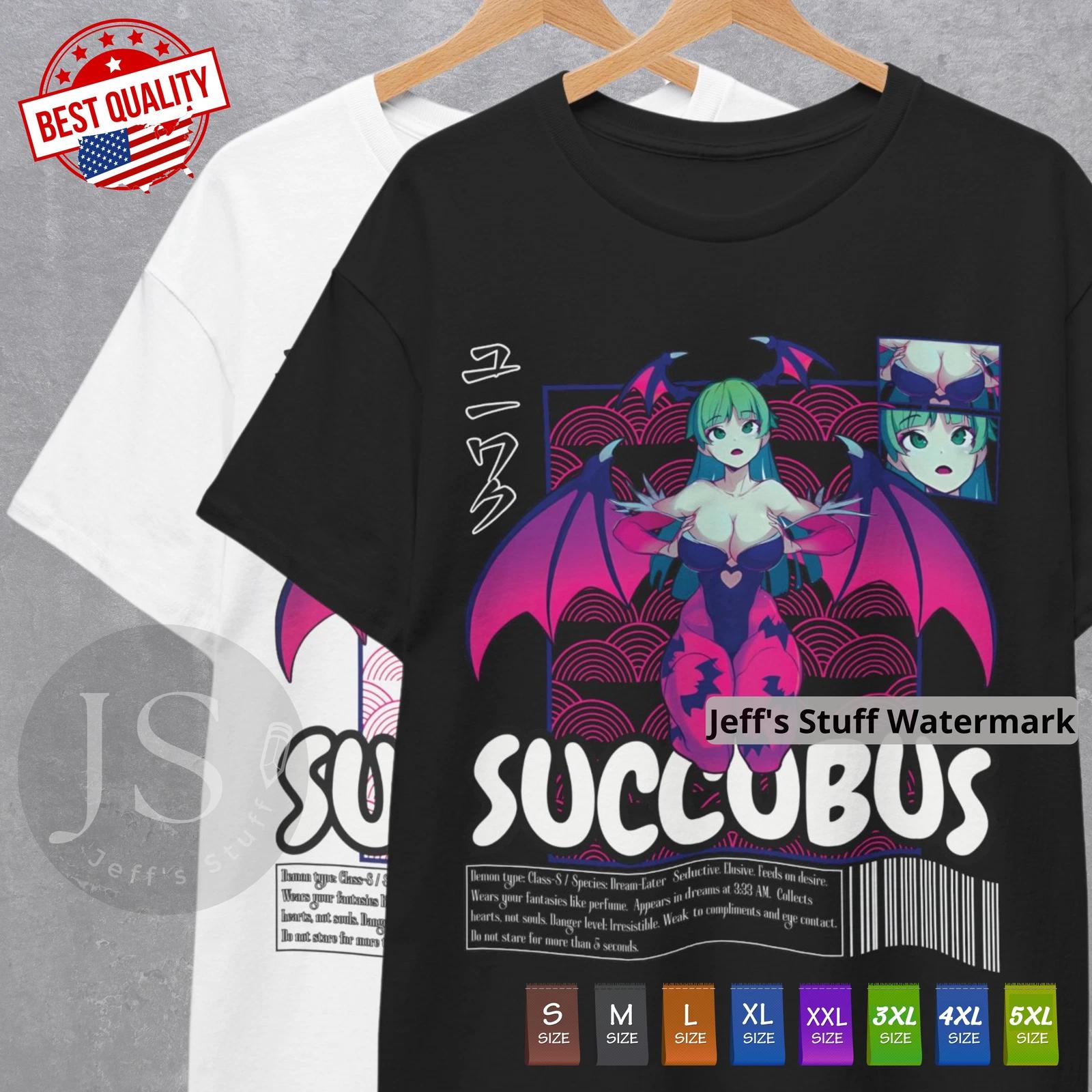 Succubus Waifu T Shirt Anime Lovers Sugoi Kawaii Manga Japanese Tee Cosplay S