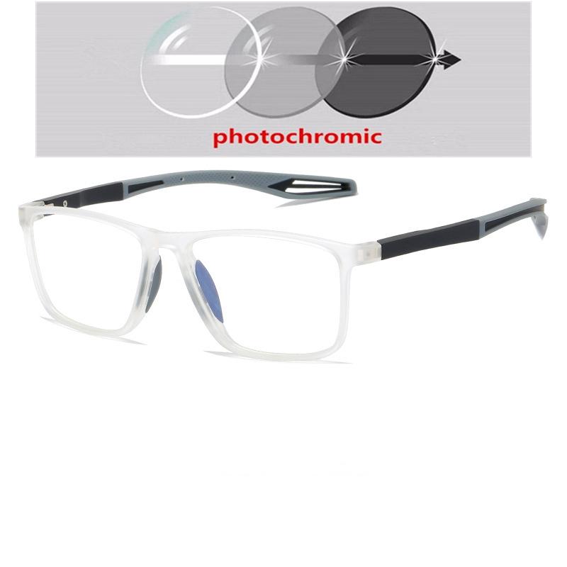 Sport Oversized Prescription Glasses For The Nearsighted Women Men Myopia Photochromic Eyeglasses 0 -0.5 -0.75 To -6.0