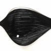 Used 11569 Triangle Mini Bag 1BC543 2BYA F0009 7921 Calfskin Chain Bag 2WAY RFID IC Logo Embossed Bianco Women's from