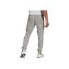 Adidas Solid Color Small Logo Patch Elastic Waist Drawstring Sports Pants Men Bottoms Gray GK8975