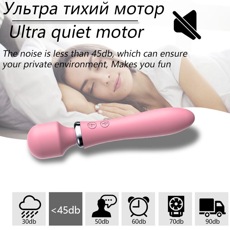 Av Wand Massager for Female Vagina Masturbation Dildo for Women Double Head Vibrator G-spot Clitoral Stimulation Sex Toys Adults