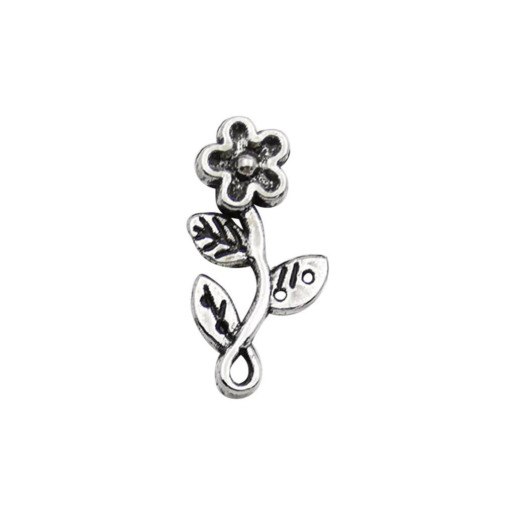 Alloy Flower DIY Jewelry Accessories for Necklace, Bracelet, Key Pendant