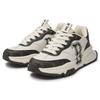 MLB Chunky Runner Slip Resistant Abrasion Resistant Low Top Casual Running Shoes Unisex Black White Sneakers 3ARNCRD4N-43BKS