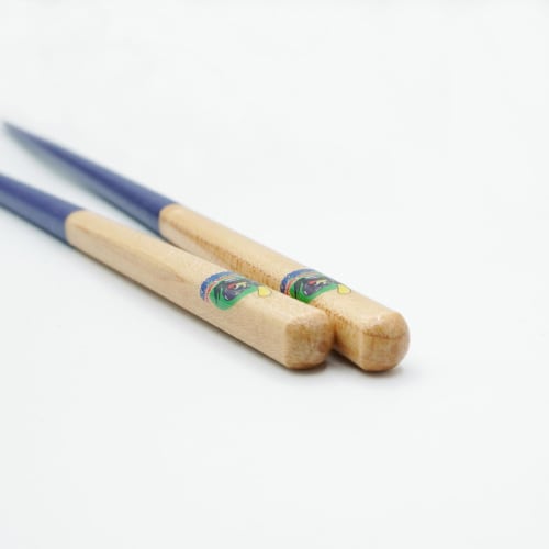 Hyozaemon Kattobashi Color Tokyo Yakult Swallows Chopsticks, Made In Japan, 22.5cm