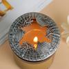 Candle Topper Alloy Decorative Professional Home Decoration Accessories Even Burning Jar Candle Lid Scented Candles Cover