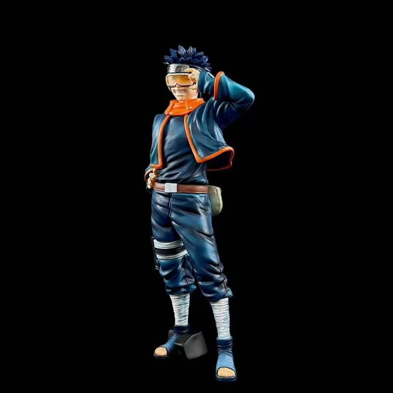 Cartoon Uchiha Obito Action Figure Hand-Made Desktop Ornaments Childhood Memory Desk Statue for Anime Fans Collectible Toy