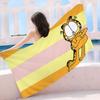 Cartoon G-Garfield Cat Microfiber Printed Beach Towel Mountain Climbing Yoga Beach Swimming Running Absorbent Soft Towel