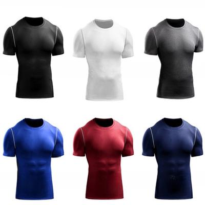 Pánské běžecké tričko Fitness Outdoor Legíny Sportovní trička s krátkým rukávem Rychleschnoucí trička M L XL XXL 3XL 4XL