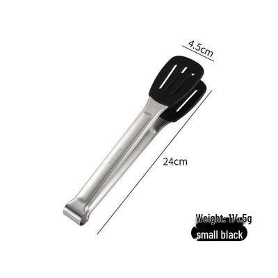 Premium Silicone & Stainless Steel Food Tongs