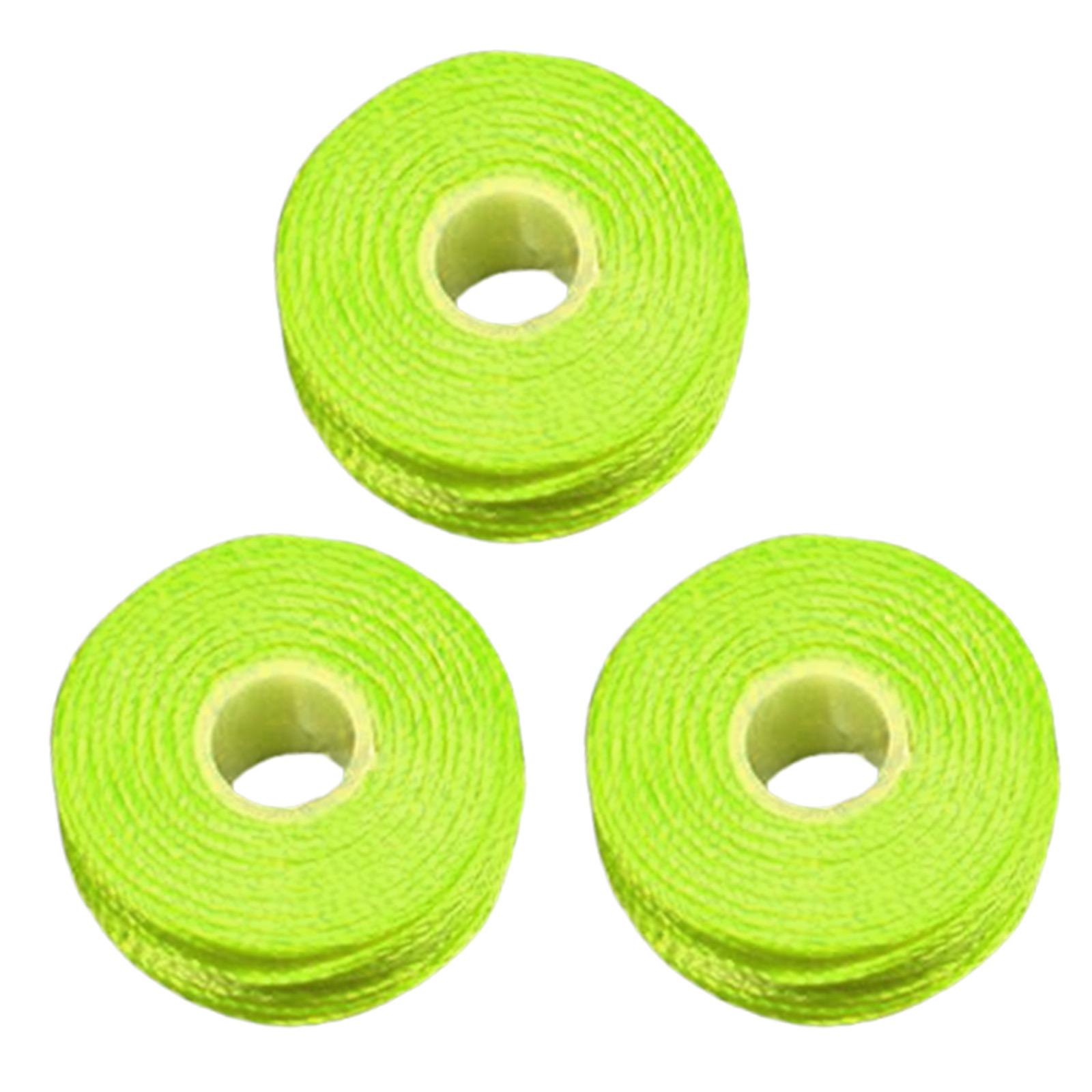 

3 Rolls Wear Resistant Cotton Knot Stop Line Fishing Tackle Cotton Knot Line Rock Fishing Connect Accessories Enduring L жовтий