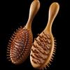 Natural Head Massagers Comb For Travel Office Use Of Sandalwoods for Gentle Hair Care