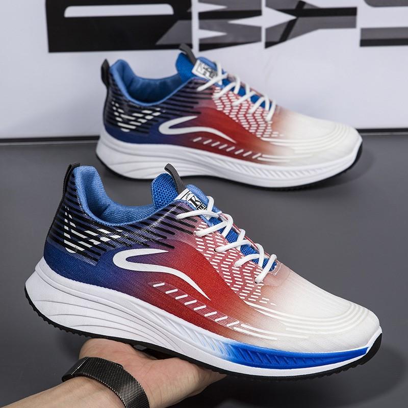 Men's summer autumn breathable new mesh sneakers fashion color matching comfortable running sports shoes M987