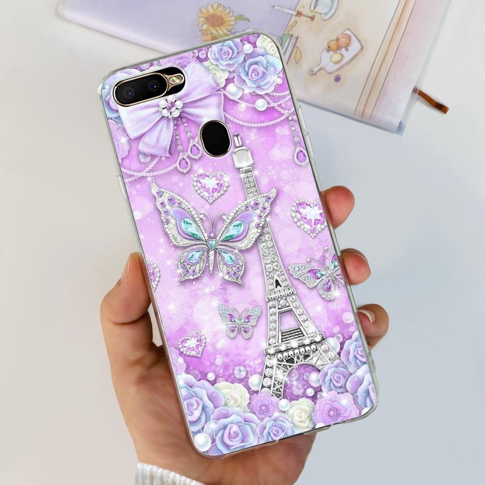 For OPPO A5S Case Cute Pattern Soft Silicone TPU Cover Cases For Oppo A5Ss AX5s A 5S CPH1909 CPH1920 CPH1912 Phone Shell Bumper